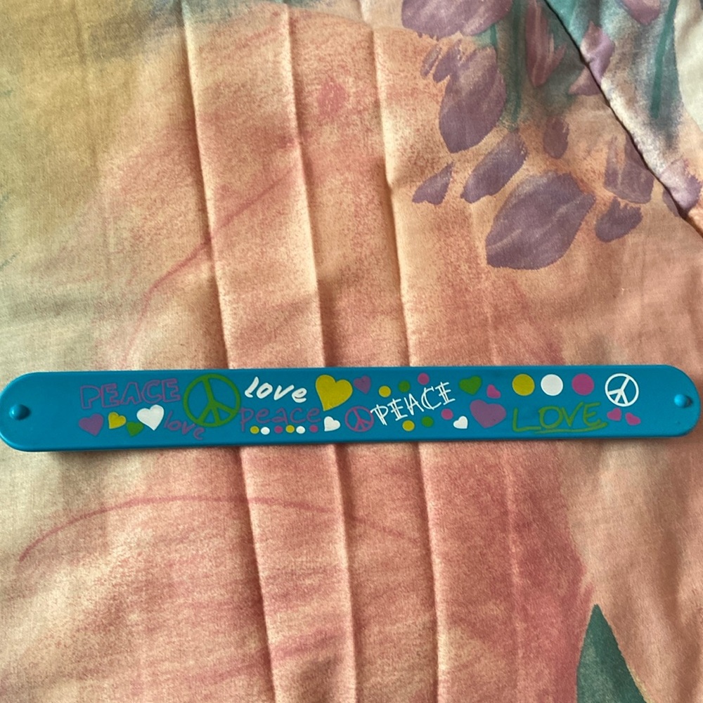 “Peace” “Love” Slap Bracelet